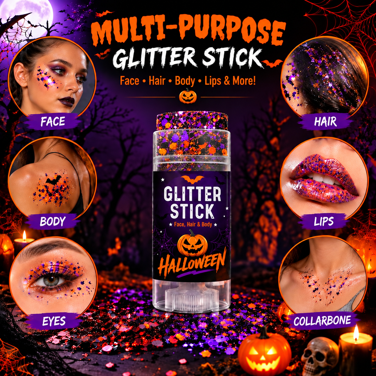 Lunoox™ Halloween Glitter Stick