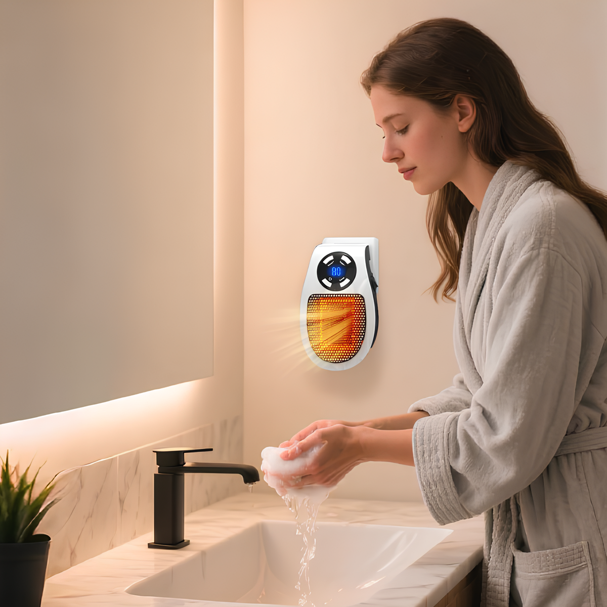 Lunoox™ Electric Plug-In Space Heater
