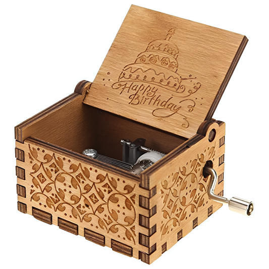 Lunoox™ Happy Birthday Wooden Music Box