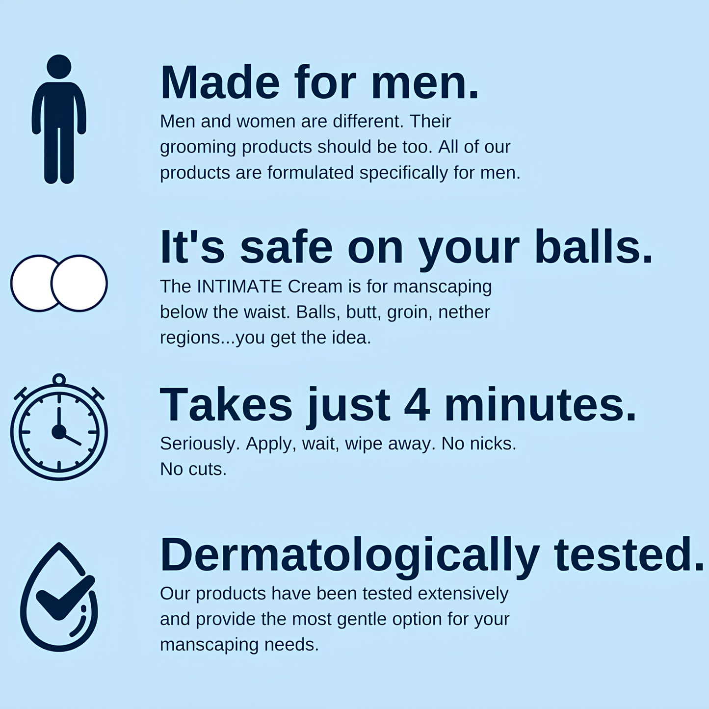 Men's Intimate Hair Removal Cream by Lunoox™